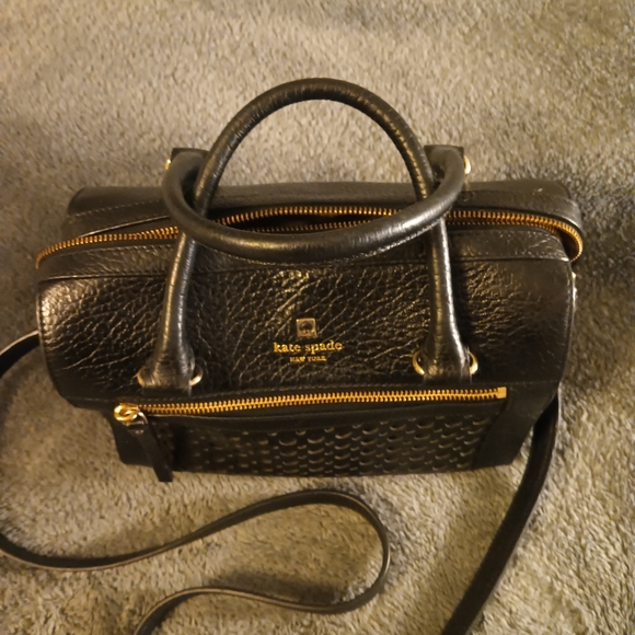 Kate Spade Black Leather Handbag - Picture 3 of 13